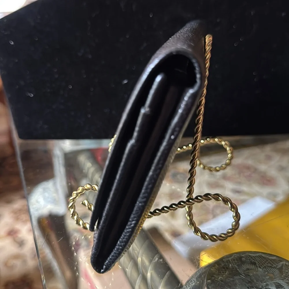 Bulgaria Black Leather Wallet - - Picture 4 of 9
